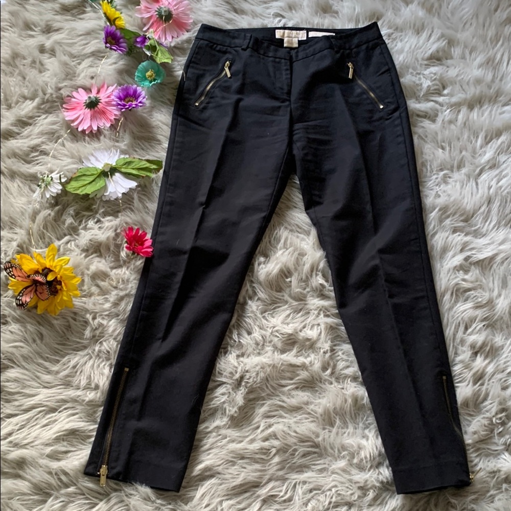 MICHAEL Michael Kors Black Ankle Pants